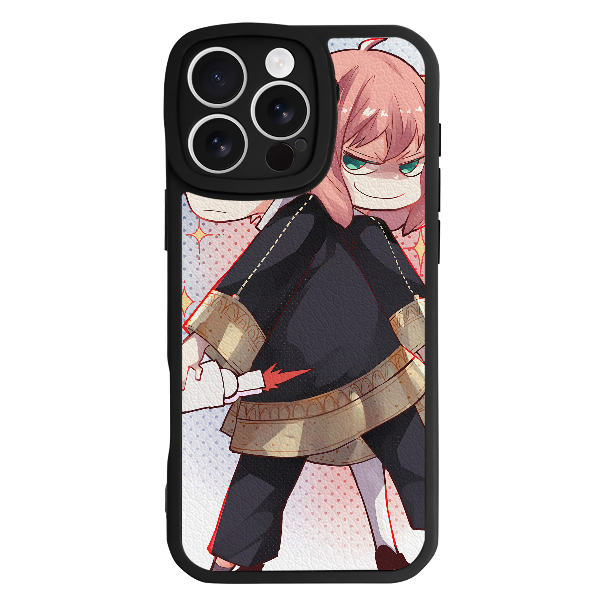 （画像用） SPY×FAMILY间谍家家酒 【iPhone 16シリーズ対応】シリコンスマホケース（レザー調） 材質：シリコン